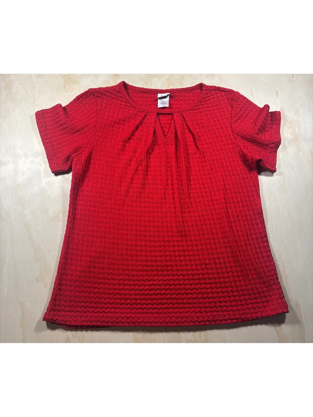 Women’s W Wrapper Short Sleeve Blouse Size Small